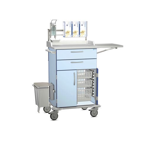 Carrello per trattamenti - K42 - Modell 33 - Hammerlit - con cassetti / a doppia porta / 2 cassetti