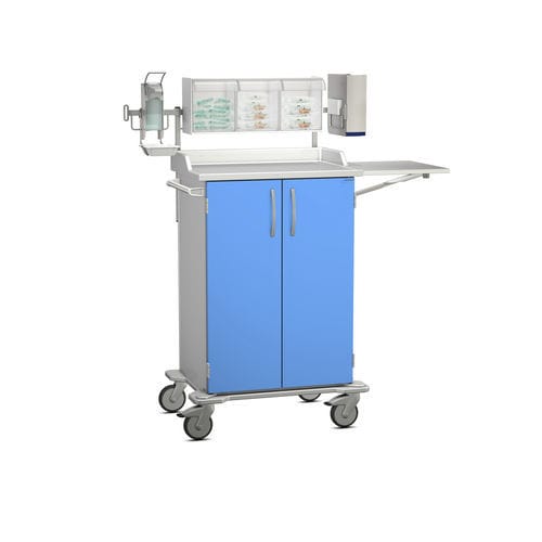 Carrello per trattamenti - K42 - Modell 34 - Hammerlit - con sportello battente / a doppia porta / 5 vassoi
