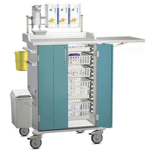 Carrello per farmaci - Modell 35 - Hammerlit - per trattamenti / con vaschetta / con cassettini