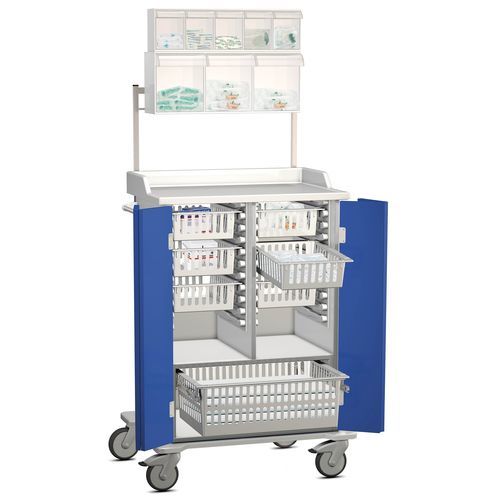 Carrello a doppia porta - K42 - Modell 27 - Hammerlit - con contenitori / con ripiano / modulare