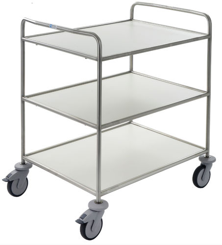 Carrello ospedaliero - MW862K - Hammerlit - di servizio / multifunzione / in acciaio inossidabile