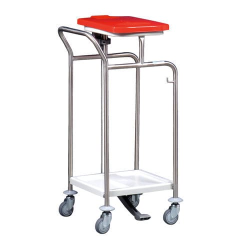 Carrello di trasporto - MS195LT - Hammerlit - portarifiuti / in acciaio inossidabile / mobile