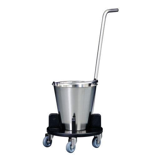 Porta-catino con rotelle - OPFE15BSG - Hammerlit - in acciaio inossidabile