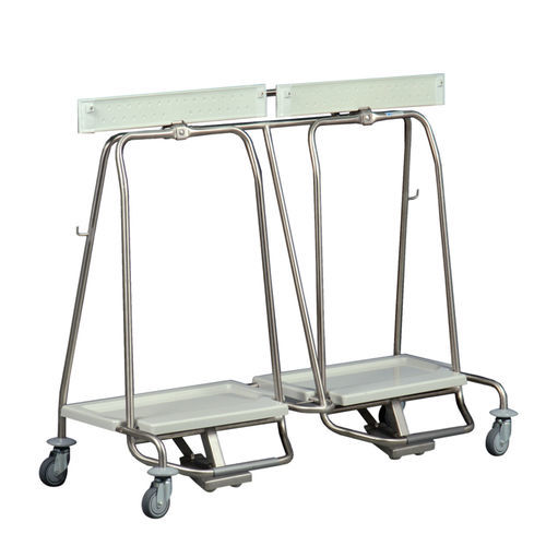 Carrello di trasporto - MS73203 - Hammerlit - portarifiuti / in acciaio inossidabile / in plastica