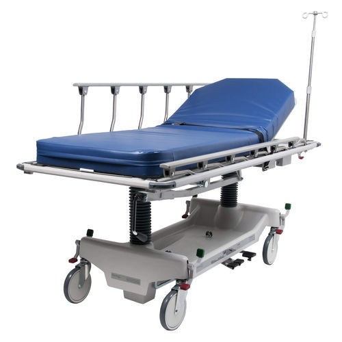 Barella con carrello da trasporto - Horizon™ Retracto™ - Hausted Patient Handling Systems - idropneumatica / ad altezza regolabile / Trendelenburg
