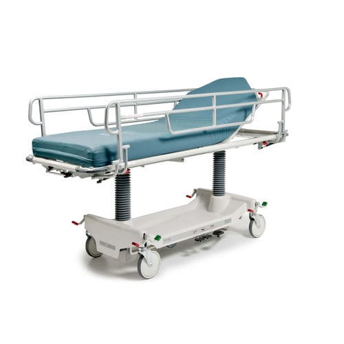 Barella con carrello da trasporto - Horizon™ AirGlide™ - Hausted Patient Handling Systems - per convalescenza / elettrica / pneumatica