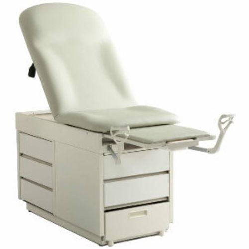 Lettino da visita manuale - 4200 series - Hausted Patient Handling Systems - con scomparti / blu / nero