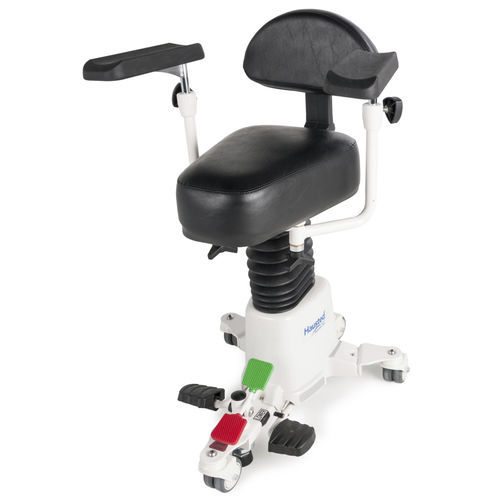Sgabello chirurgico - HSS500  - Hausted Patient Handling Systems - per chirurgo / ad altezza regolabile / girevole