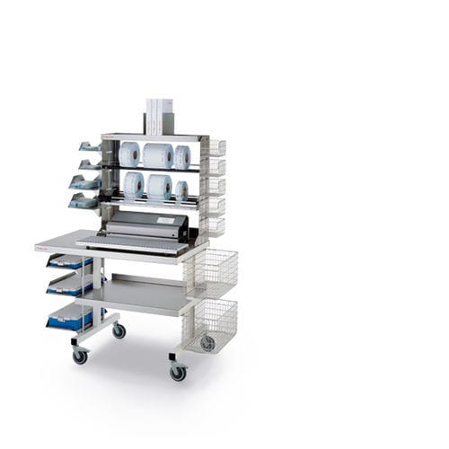 Tavolo di confezionamento di strumenti medici e chirurgici - hm 750 WST - hawo   - mobile