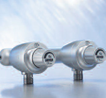 Flussometro doppio - 660-0420 - Heyer Aerotech   - di ossigeno / d'aria / per ospedali
