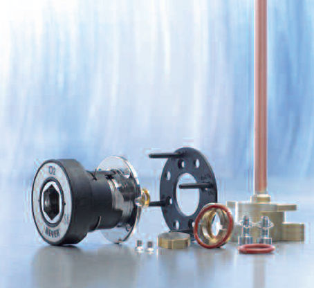 Presa DIN - 643-4450 - Heyer Aerotech   - per sistemi di distribuzione di gas medicali / per gas medicali