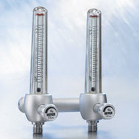 Flussometro ad area variabile - 660-0120 - Heyer Aerotech   - doppio / di ossigeno / d'aria