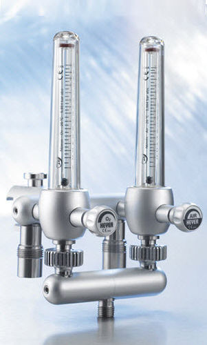 Miscelatore di gas per la ventilazione del paziente - 675-0100 - Heyer Aerotech   - di ossigeno / d'aria / con doppi tubi flussometro