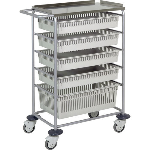 Carrello ospedaliero - H500.4M+1G - Hidemar - per uso generale / per strumenti / di trasporto