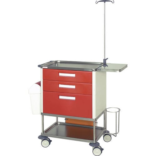 Carrello di emergenza - H773PRB - Hidemar - per uso generale / portabombole di gas / multifunzione