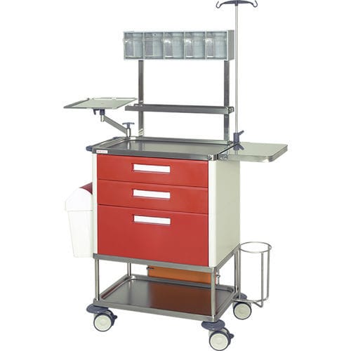 Carrello medico - H773PRP - Hidemar - ospedaliero / di emergenza / per uso generale