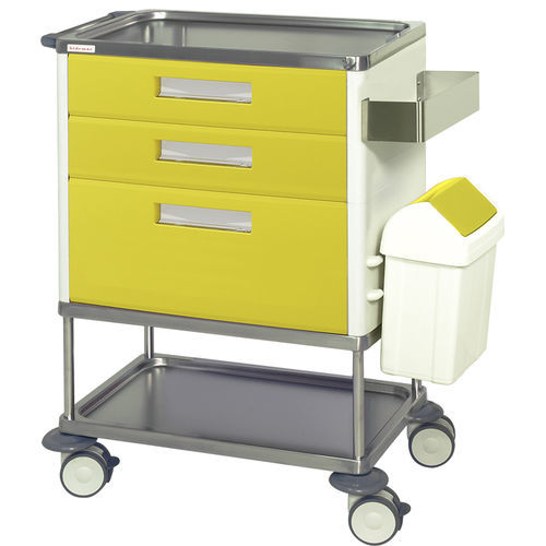 Carrello medico - H773EB - Hidemar - per uso generale / per strumenti / multifunzione