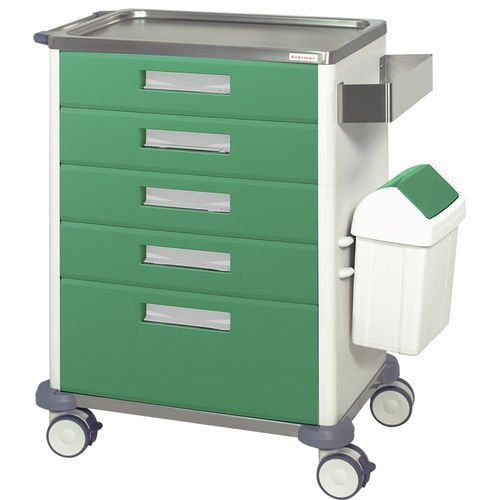 Carrello medico - H775EB - Hidemar - per uso generale / per strumenti / multifunzione