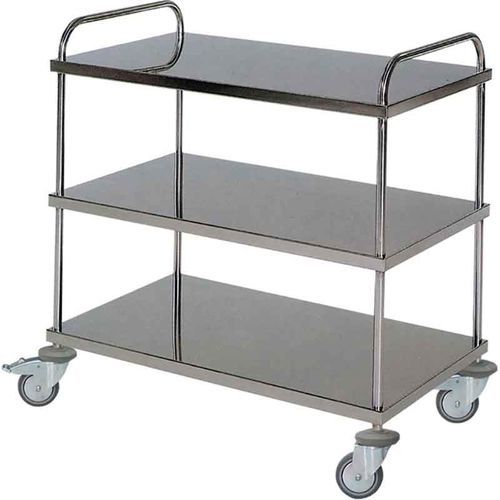 Carrello portabiancheria per sacchi puliti - H94 - Hidemar - medico / da trasporto / 3 ripiani