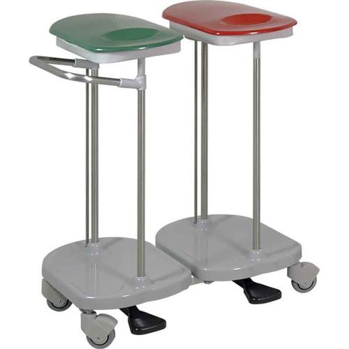 Carrello portabiancheria per sacchi sporchi - H962 - Hidemar - medico / da trasporto / con porta