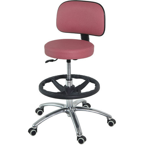 Sgabello per struttura sanitaria - H190 - Hidemar - ad altezza regolabile / con rotelle