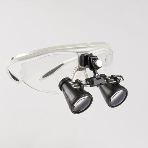 Occhiali binoculari con montatura - MaximEyes Galilean 3.0X - Hogies - con sistema ribaltabile