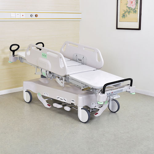 Barella con carrello di emergenza - B02 - Hopefull Medical Equipment - idraulica / ripieghevole / Trendelenburg
