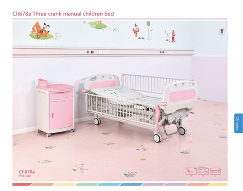 Letto da ospedale - Ch678a - Hopefull Medical Equipment - manuale / pediatrico / ad altezza regolabile
