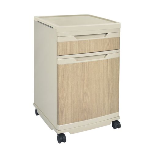 Comodino con rotelle - G06 - Hopefull Medical Equipment - con cassetti
