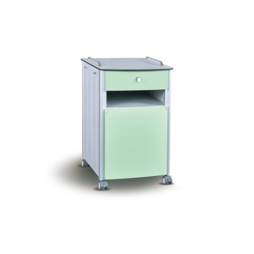Comodino con rotelle - G03 - Hopefull Medical Equipment - con cassetti