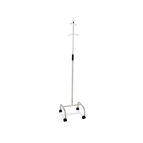 Asta portaflebo con rotelle - HM.2031M - Hospimetal - 4 ganci / in acciaio inossidabile