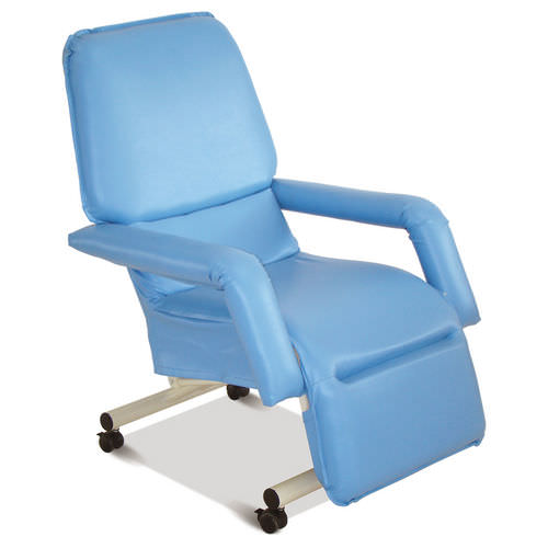 Poltrona da riposo inclinabile - HM.2056H - Hospimetal - manuale / con poggiagambe / con rotelle