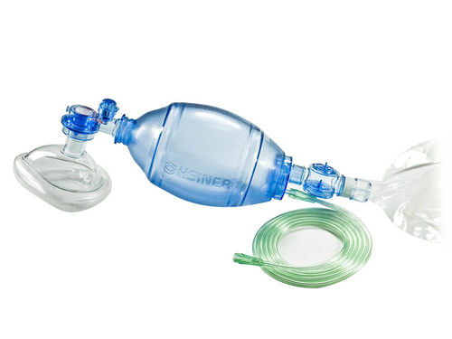 Rianimatore manuale per adulti - 60101 - Hsiner   - in PVC / monouso / con valvola di sovrapressione