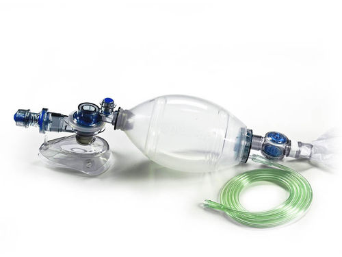 Rianimatore manuale per adulti - 60307 - Hsiner   - in silicone / riutilizzabile / con valvola PEEP