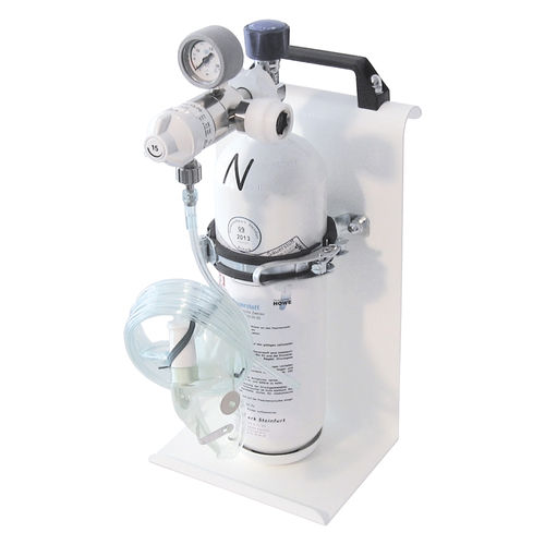 Sistema di ossigenoterapia portatile - AEROtreat  - HUM - Gesellschaft für Homecare und Medizintechnik - con bombola di ossigeno