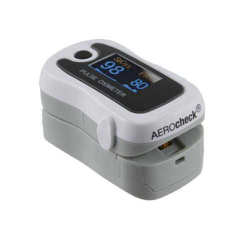 Pulsossimetro da dito - AEROcheck® PO11-FCH - HUM - Gesellschaft für Homecare und Medizintechnik - compatto