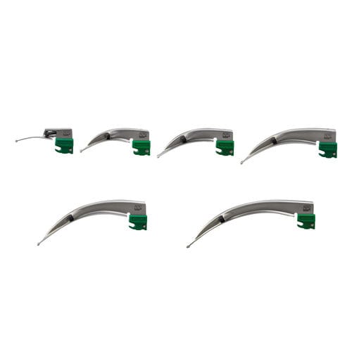 Lama per laringoscopio di Macintosh - AEROtube®  - HUM - Gesellschaft für Homecare und Medizintechnik - in metallo / monouso