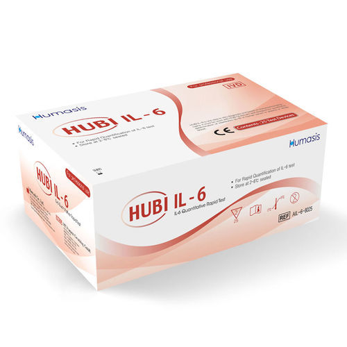 Kit di test per malattie infettive - HUBI  - Humasis   - per interleuchina 6 (IL-6) / di siero / al plasma