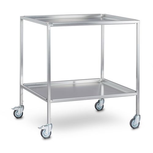 Carrello per chirurgia - 7500204 - Hupfer Metallwerke GmbH & Co. KG - per strumenti / in acciaio inossidabile / mobile