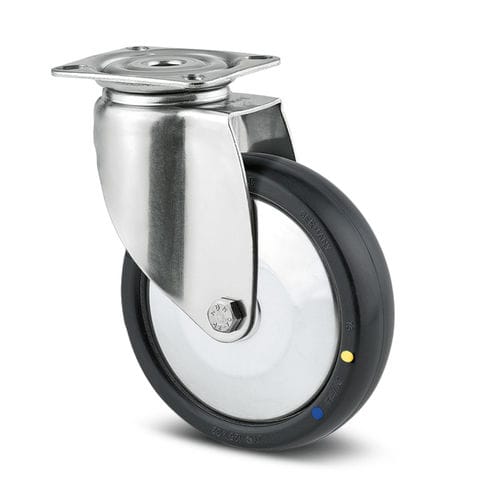 Ruota antistatica - 014000136 - Hupfer Metallwerke GmbH & Co. KG - in acciaio inossidabile / girevole