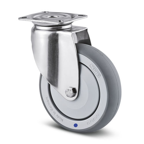 Ruota in acciaio inossidabile - 014000119 - Hupfer Metallwerke GmbH & Co. KG - girevole