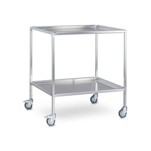 Tavolo di confezionamento di strumenti medici e chirurgici - 7505947 - Hupfer Metallwerke GmbH & Co. KG - rettangolare / su rotelle
