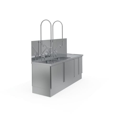 Lavandino medico - 7503860 - Hupfer Metallwerke GmbH & Co. KG - 2 postazioni