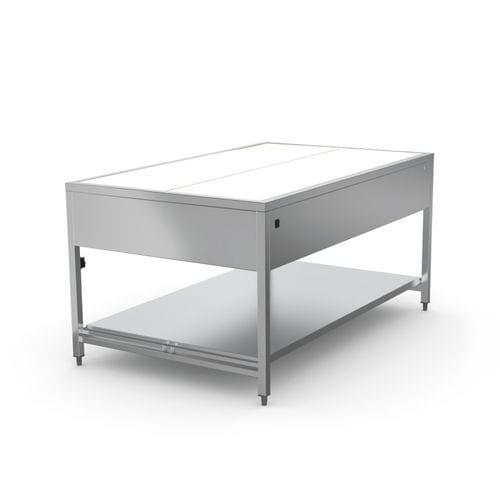 Tavolo da lavoro - 7506175 - Hupfer Metallwerke GmbH & Co. KG - rettangolare / pieghevole