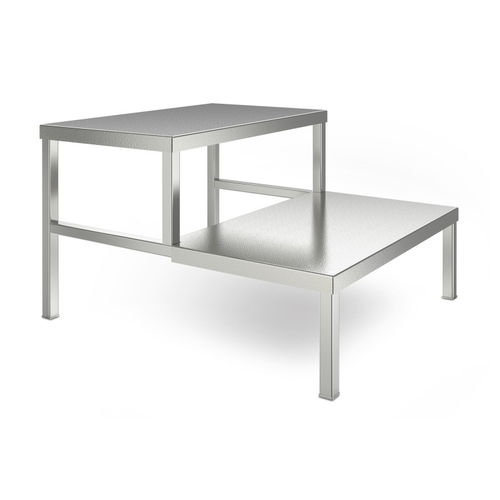 Predellino 2 gradini - 7500297 - Hupfer Metallwerke GmbH & Co. KG - in acciaio inossidabile / per chirurgia / antiscivolo