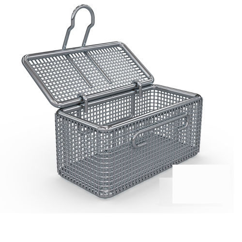 Cestello di stoccaggio - 7501220 - Hupfer Metallwerke GmbH & Co. KG - di pulizia / in acciaio inossidabile / con griglia