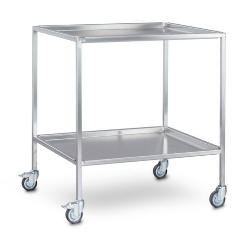 Carrello per chirurgia - 7500206 - Hupfer Metallwerke GmbH & Co. KG - per strumenti / in acciaio inossidabile / mobile