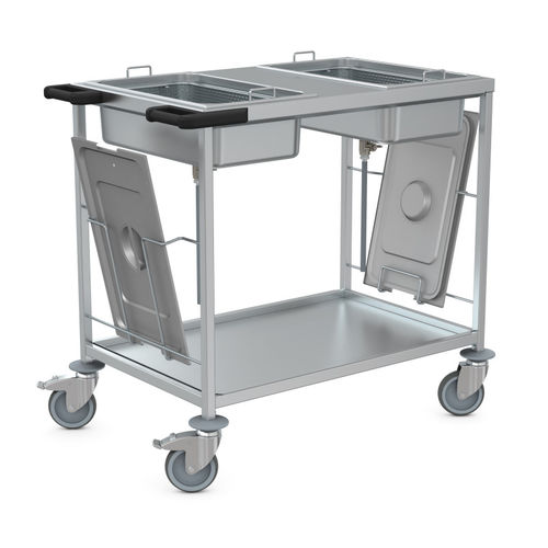 Carrello per chirurgia - 7504541 - Hupfer Metallwerke GmbH & Co. KG - per strumenti chirurgici / di trasporto / di stoccaggio
