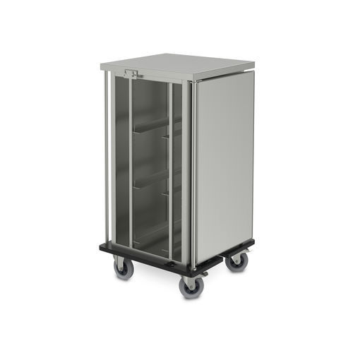 Carrello per materiale sterile - CTW/M 3StE 785/751/1471 - Hupfer Metallwerke GmbH & Co. KG - di trasporto / in acciaio inossidabile / con sportello battente