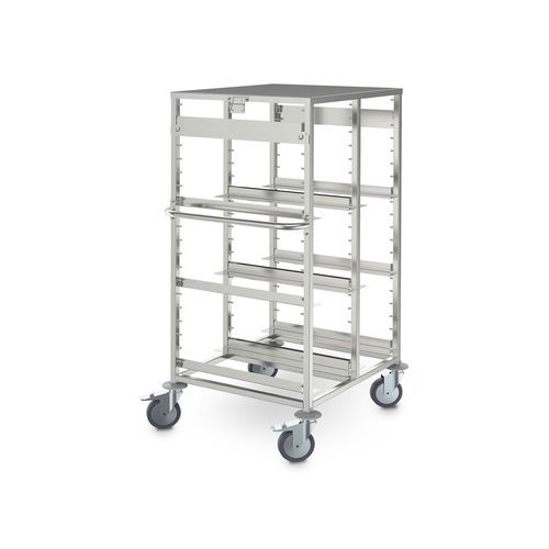 Carrello per materiale sterile - CTW/O 6ISO 951/670/1142 - Hupfer Metallwerke GmbH & Co. KG - di trasporto / per logistica / in acciaio inossidabile